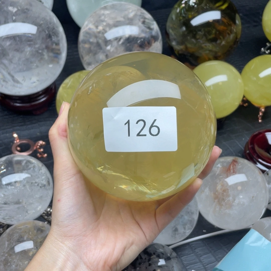 韦***仙水晶珠宝半成品未镶嵌126 12CM