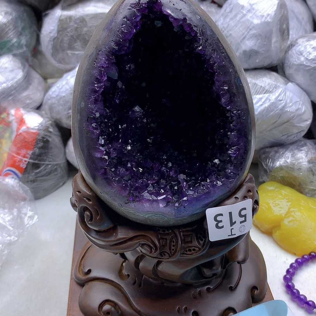 紫晶大型摆件（非配饰）未镶嵌娜*