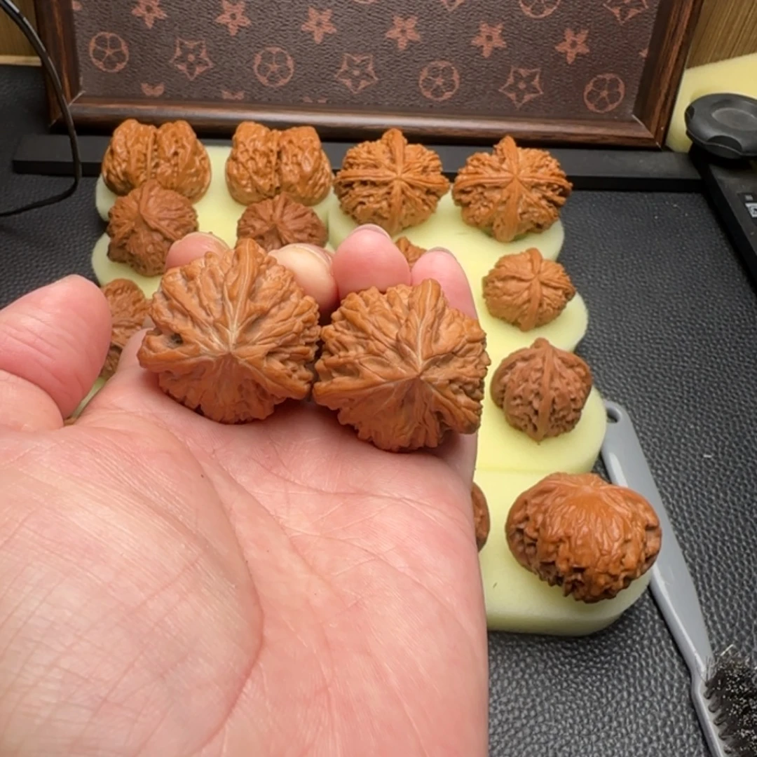 文玩核桃把件文山正奔小尺寸