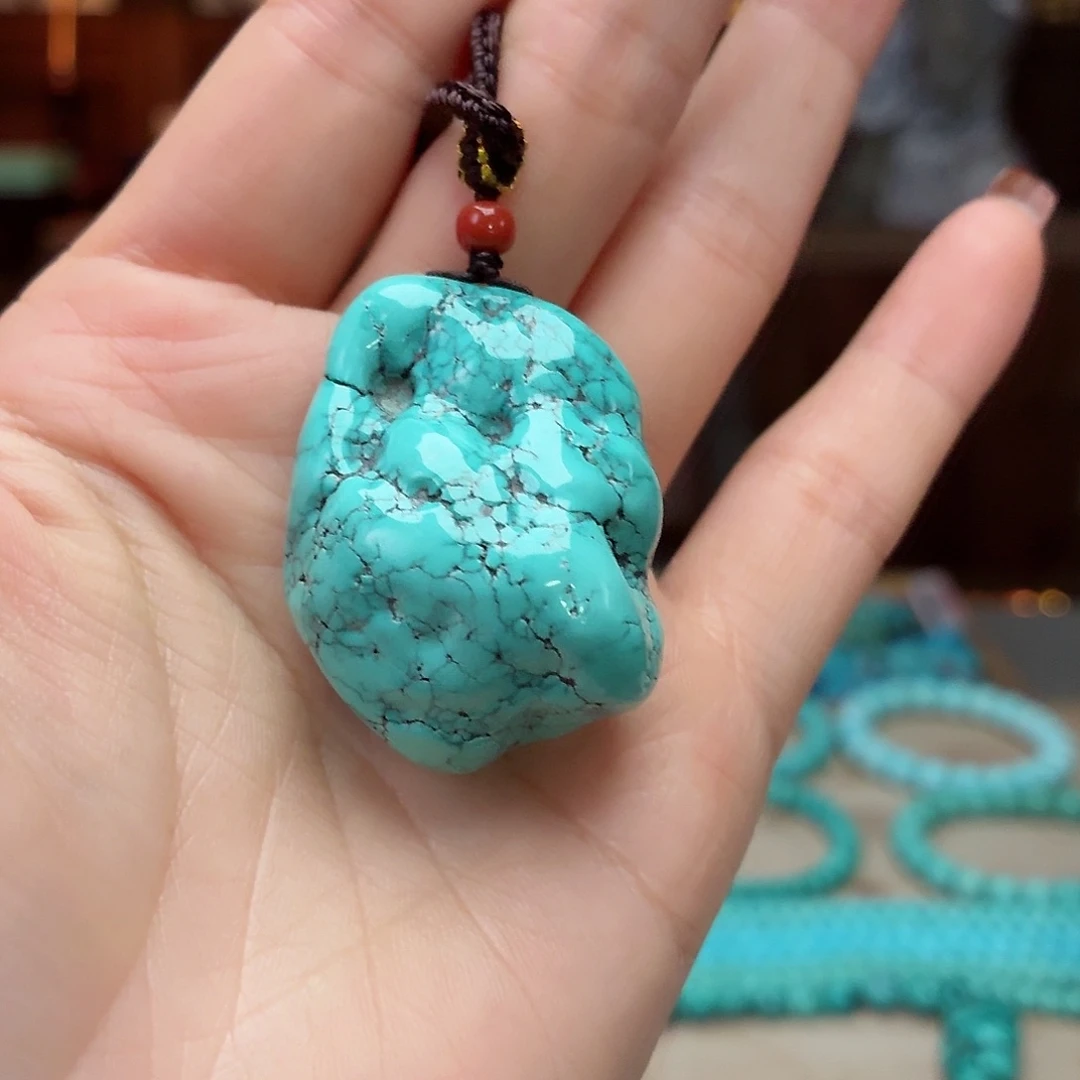 未镶嵌绿松石珠宝奇石