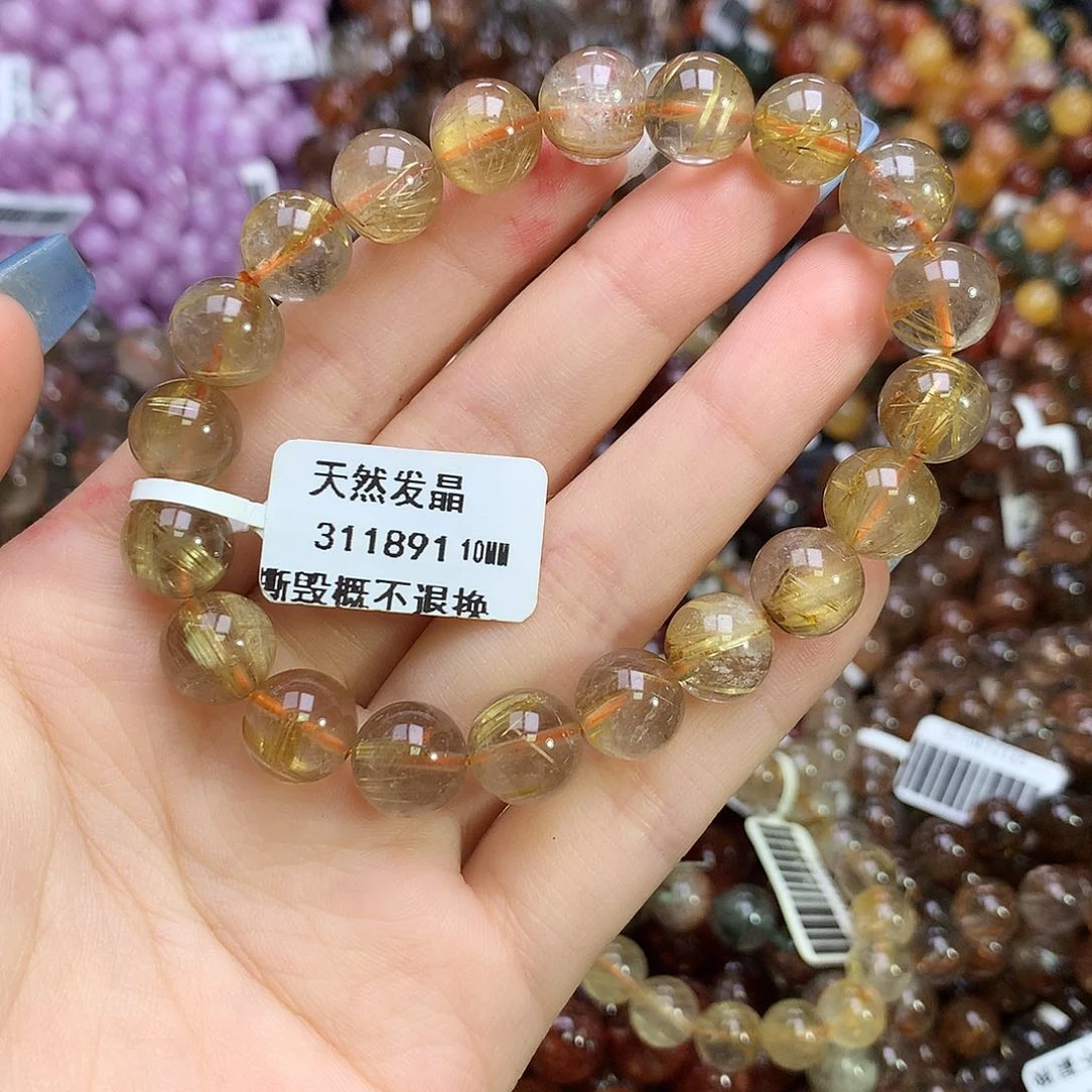 水晶手链未镶嵌，