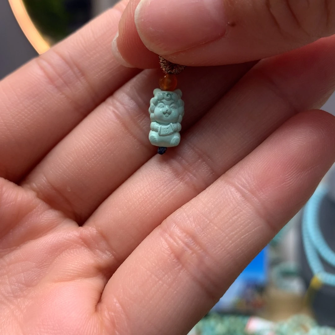 绿松石挂件未镶嵌