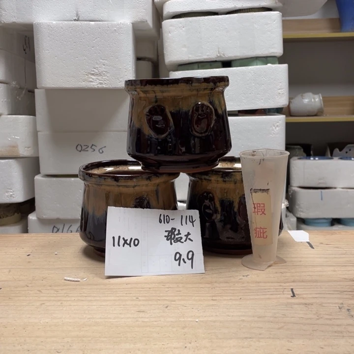 紫砂花盆十*。多肉花盆微瑕114