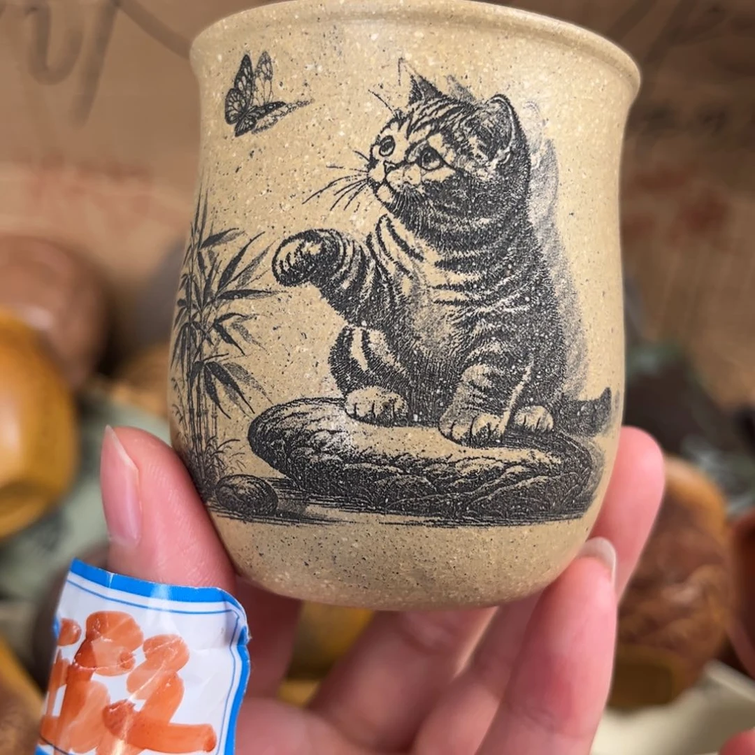 茶杯紫砂微瑕紫砂宜兴