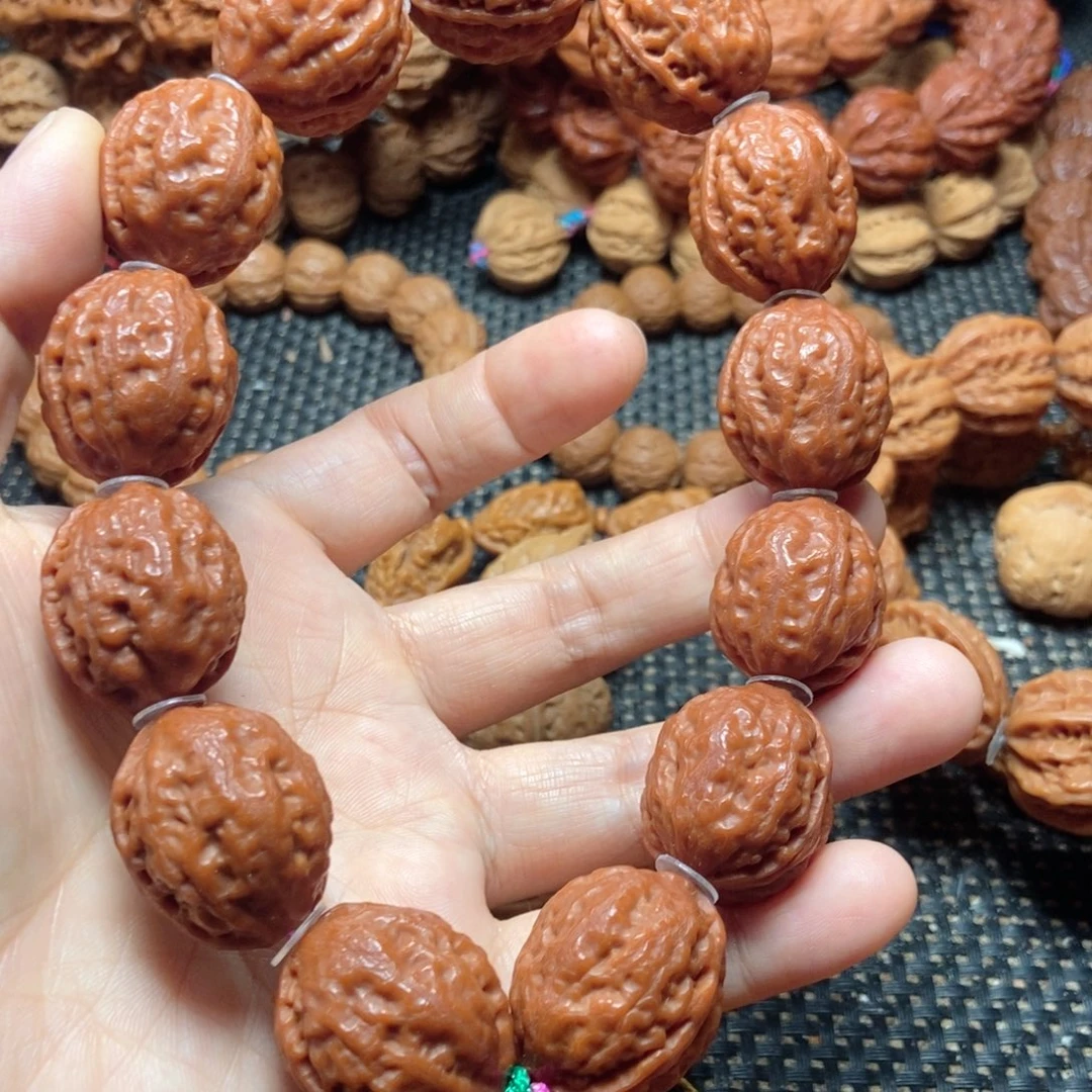手串文玩核桃荔枝纹手串