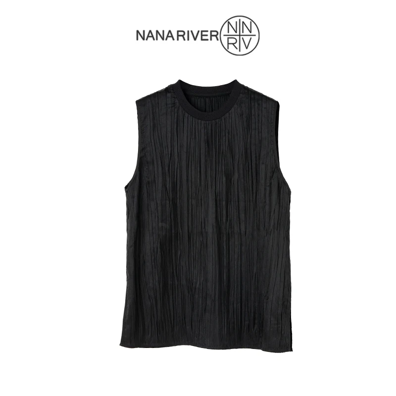 【蝉时雨】小众极简风高端原创设计师款马甲百搭显瘦