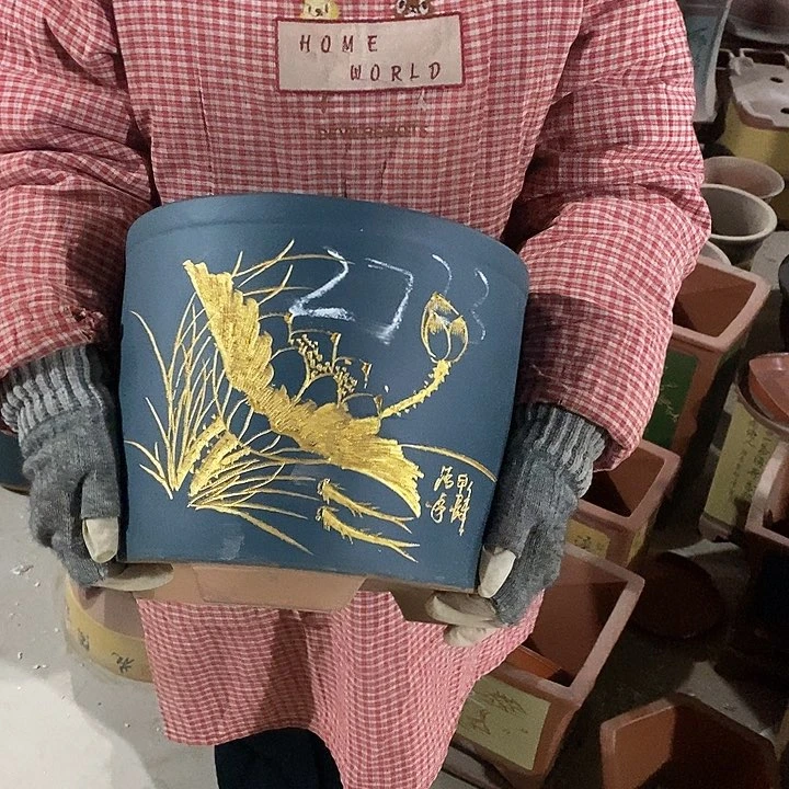 紫砂花盆紫砂花盆