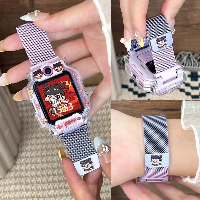 【夏季】适用小天才Z11金属表带Z8/Z9/Z10卡通透气Z6s/D2A/D3替换带