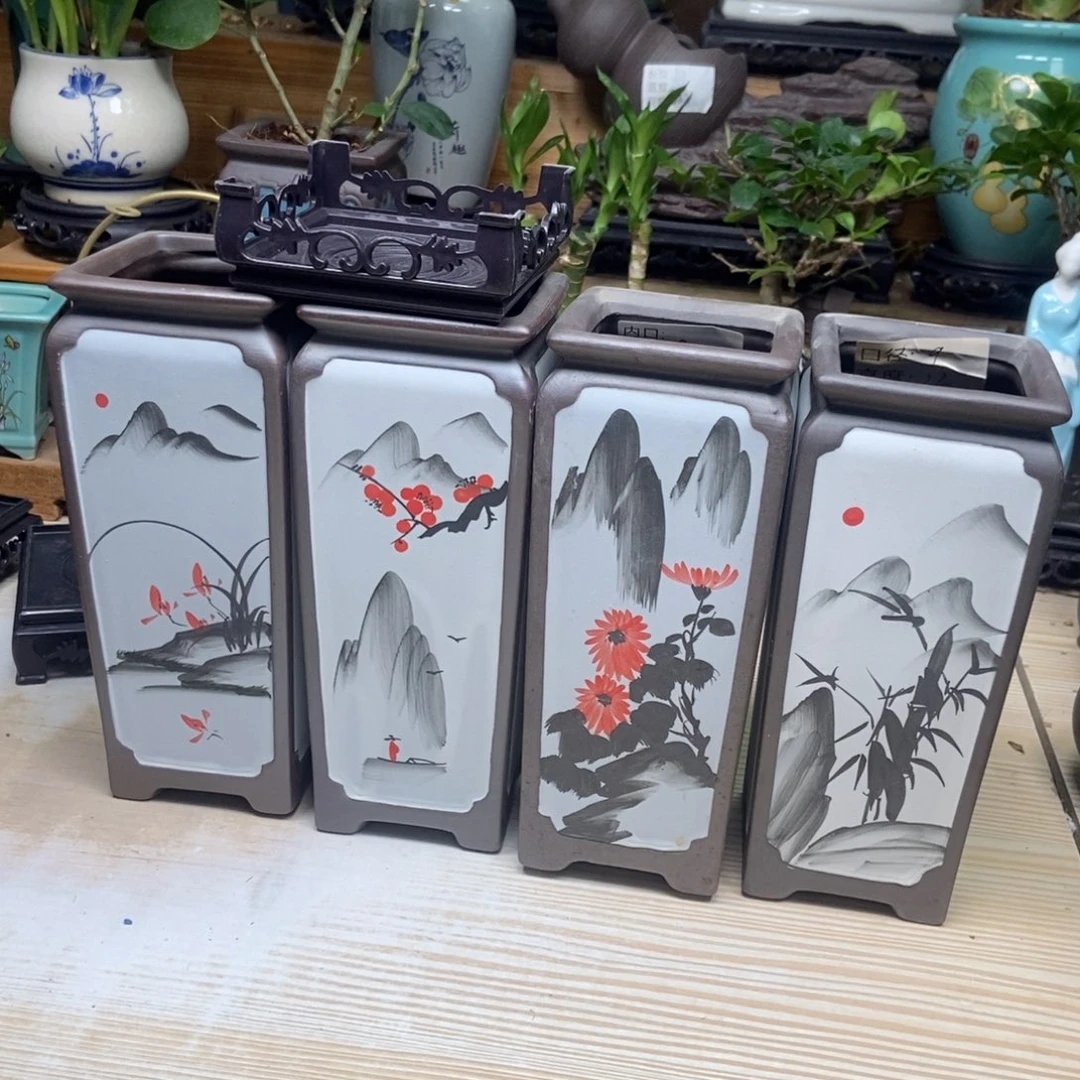 瓷片陶瓷花盆陶瓷艺术