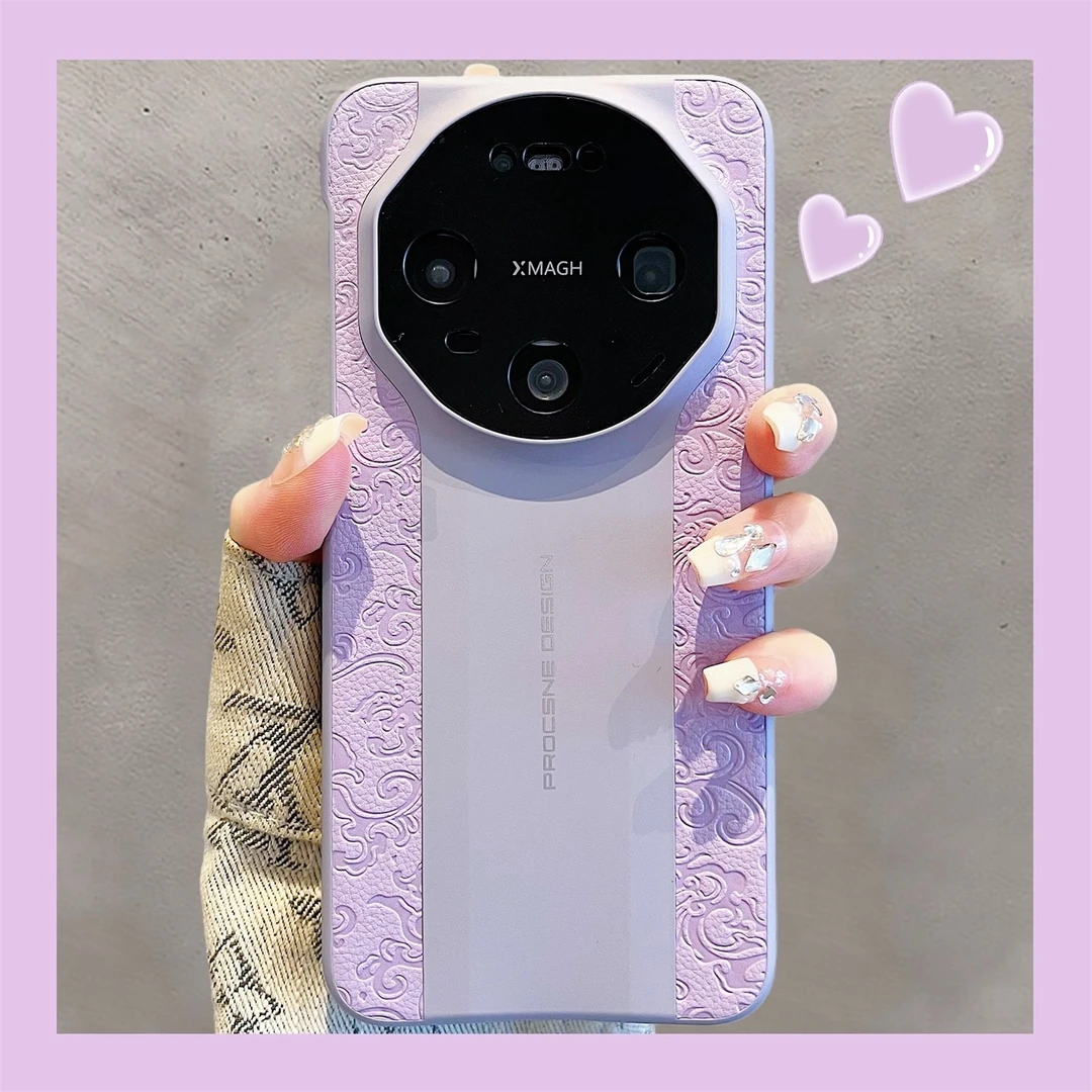 适用华为mate80promax新款手机壳80RS保时捷国风龙纹皮质mate70/6