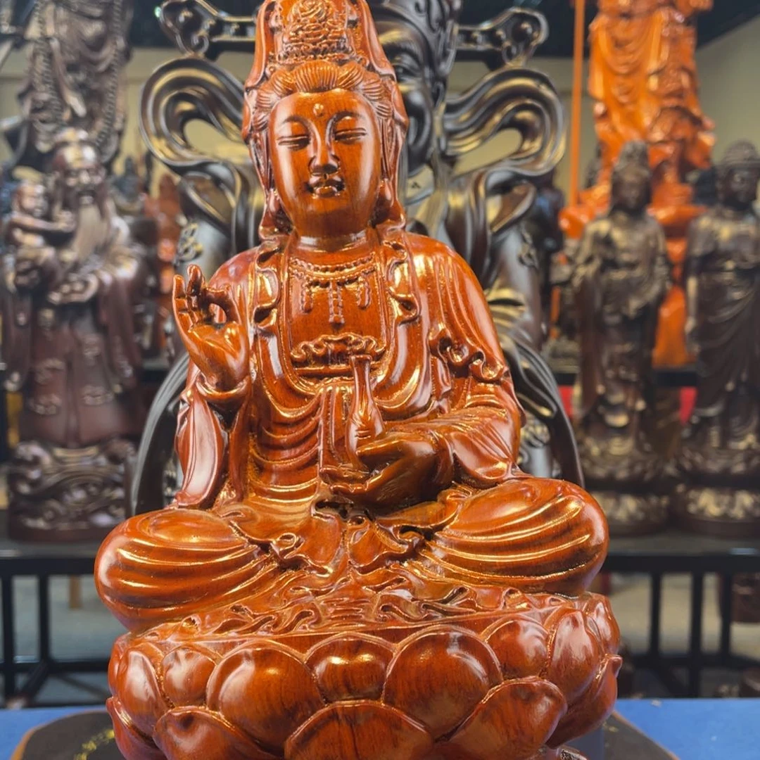 于*三十高花梨木观音