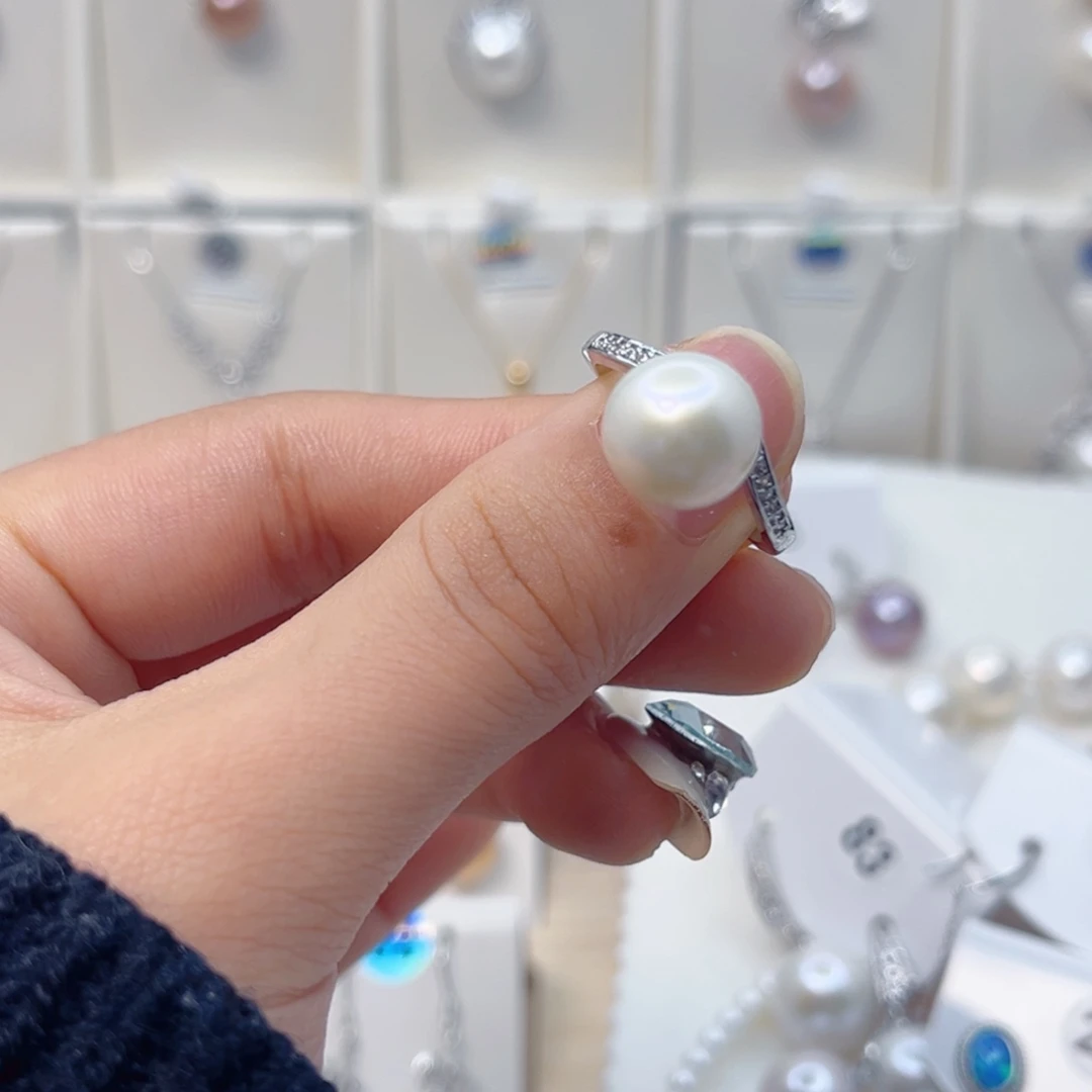 未镶嵌戒指淡水珍珠
