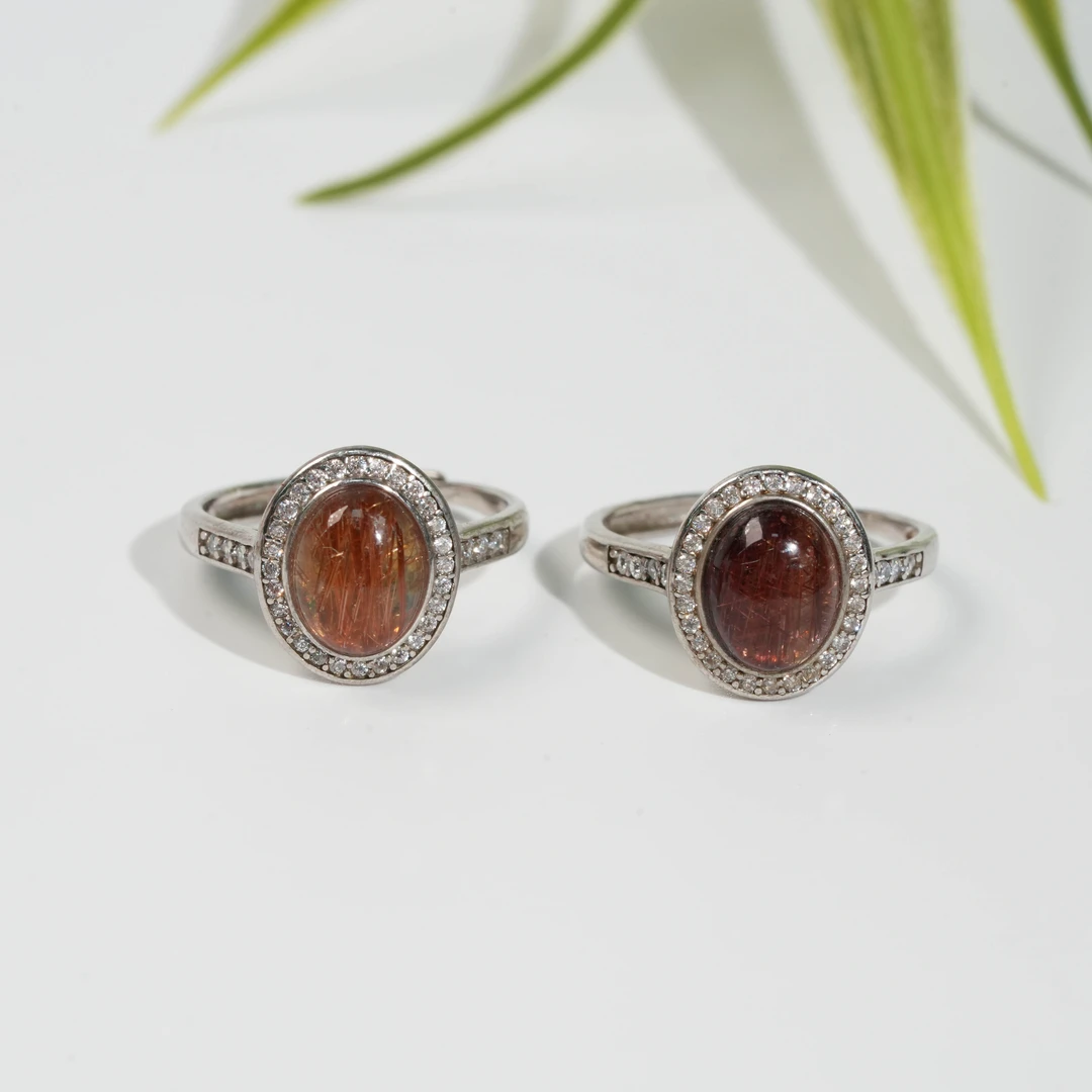 【星浩珠宝】金枢-s925银水晶戒指30-10T246H96【多样性发一件】6*8mm