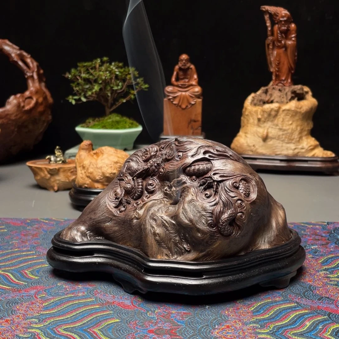 香榧木吴*豪荔枝木香炉