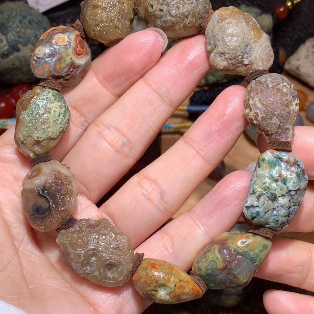 未镶嵌玛瑙/玉髓珠宝半成品