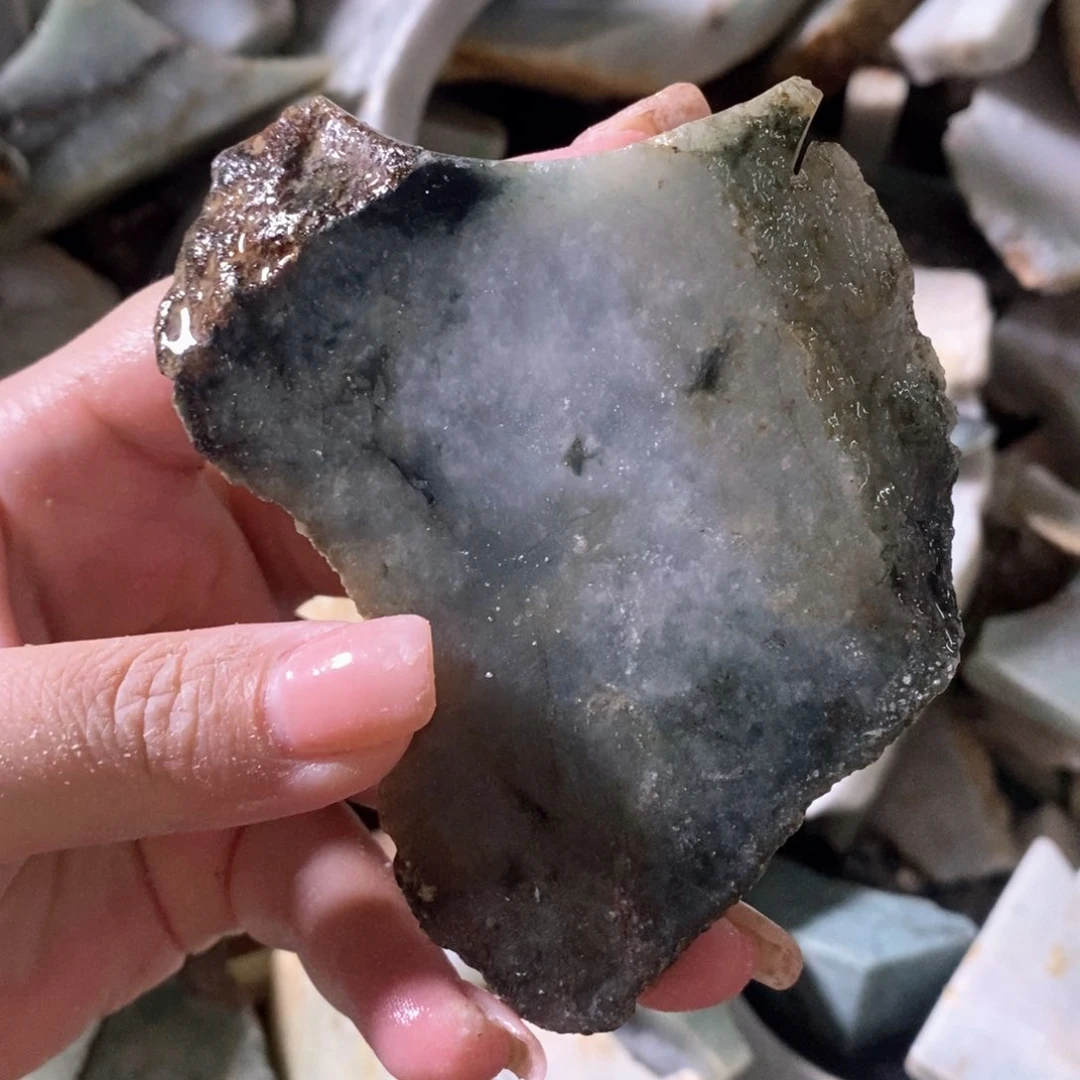 颈饰未镶嵌翡翠天然翡翠