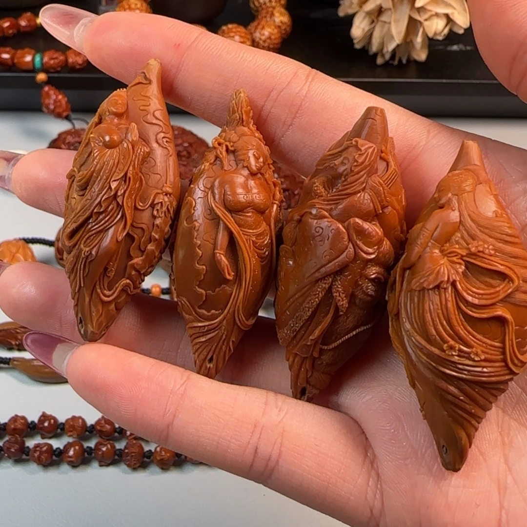 橄榄核手串/手链尺寸2.2水晶核四大美女手串