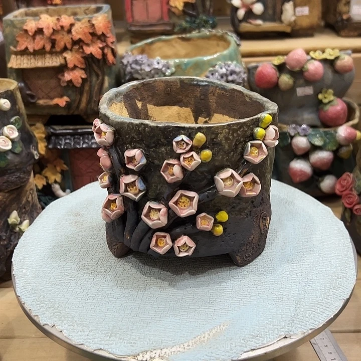 陶然多肉花盆百搭