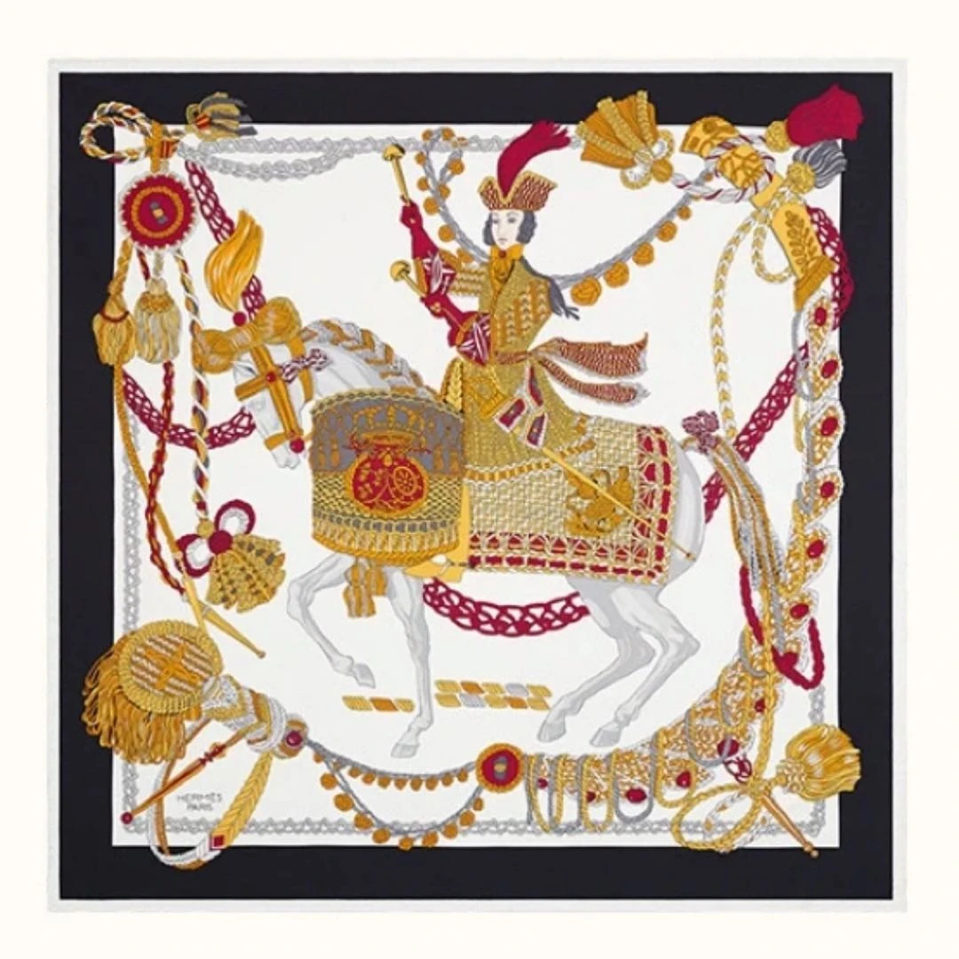 闲置/Hermes/爱马仕/丝巾/Xspa9080/公价4100