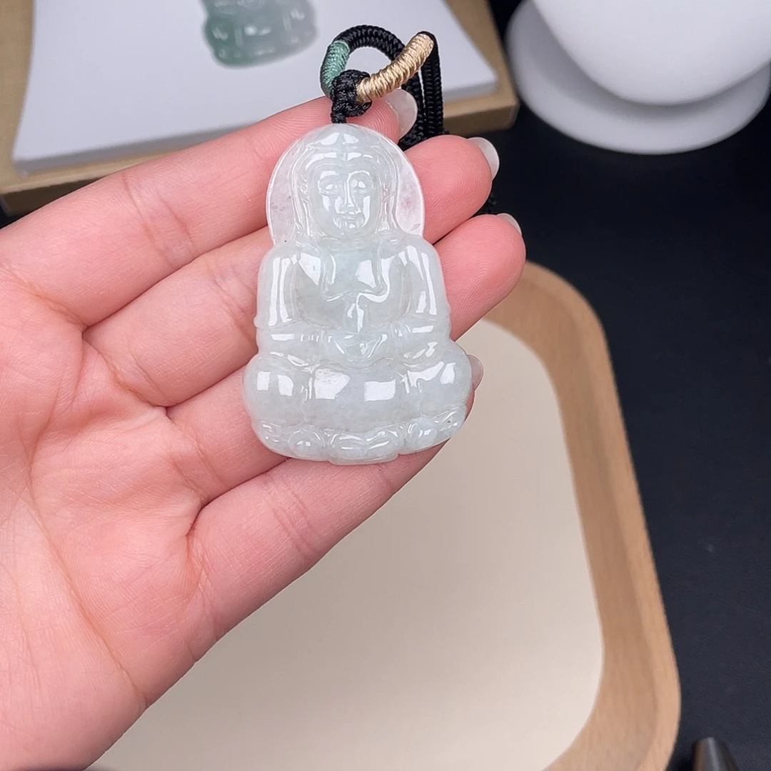 翡翠未镶嵌颈饰za028-7