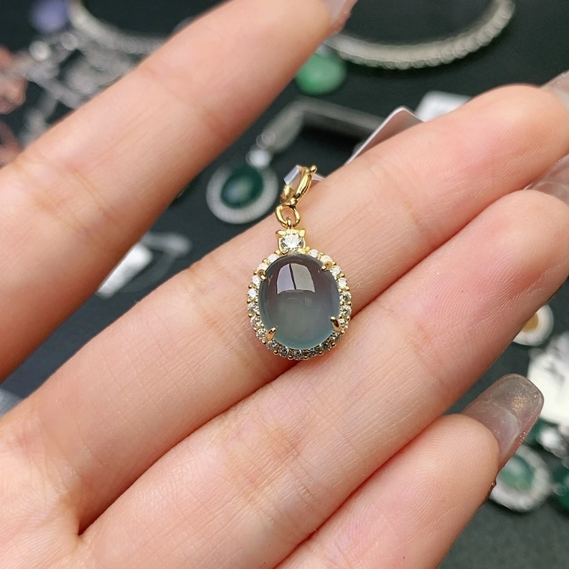 【闪购商品】翡翠戒指未镶嵌天然翡翠吊坠