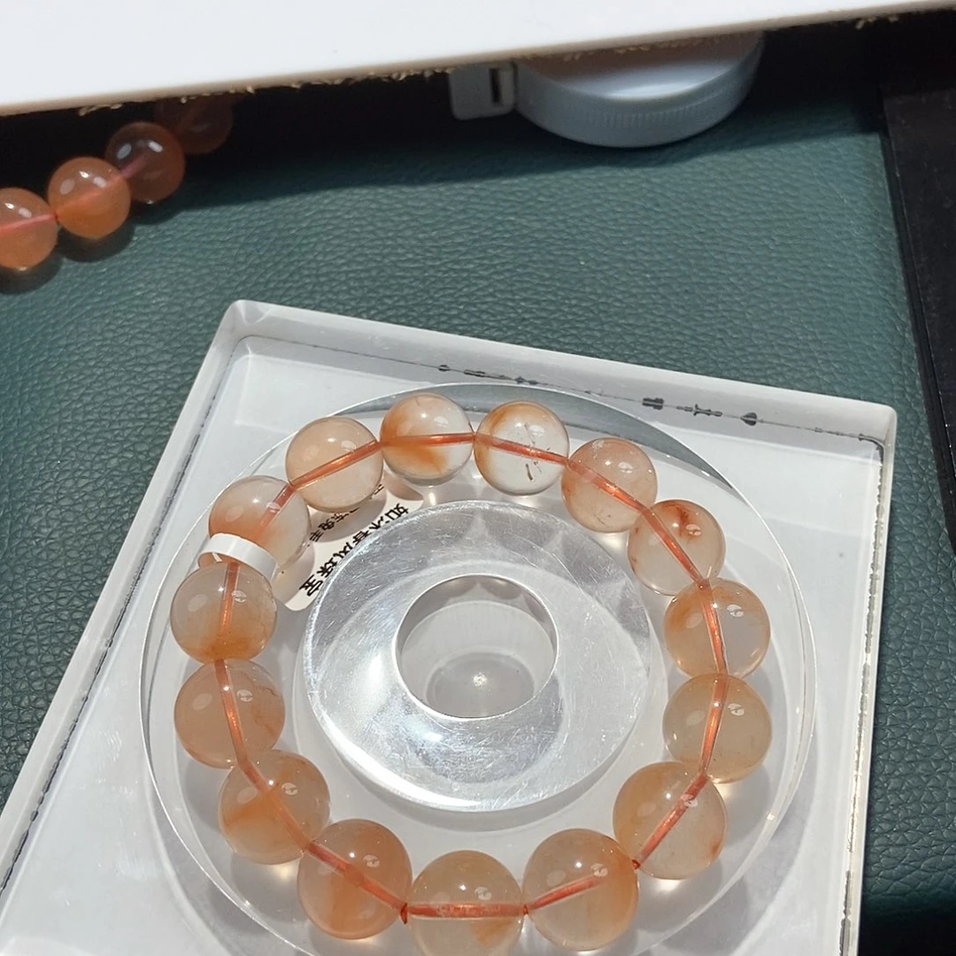 水晶手链未镶嵌L**举兔毛13.5