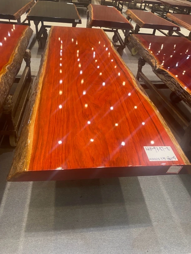 3非洲进口原木实木大板桌