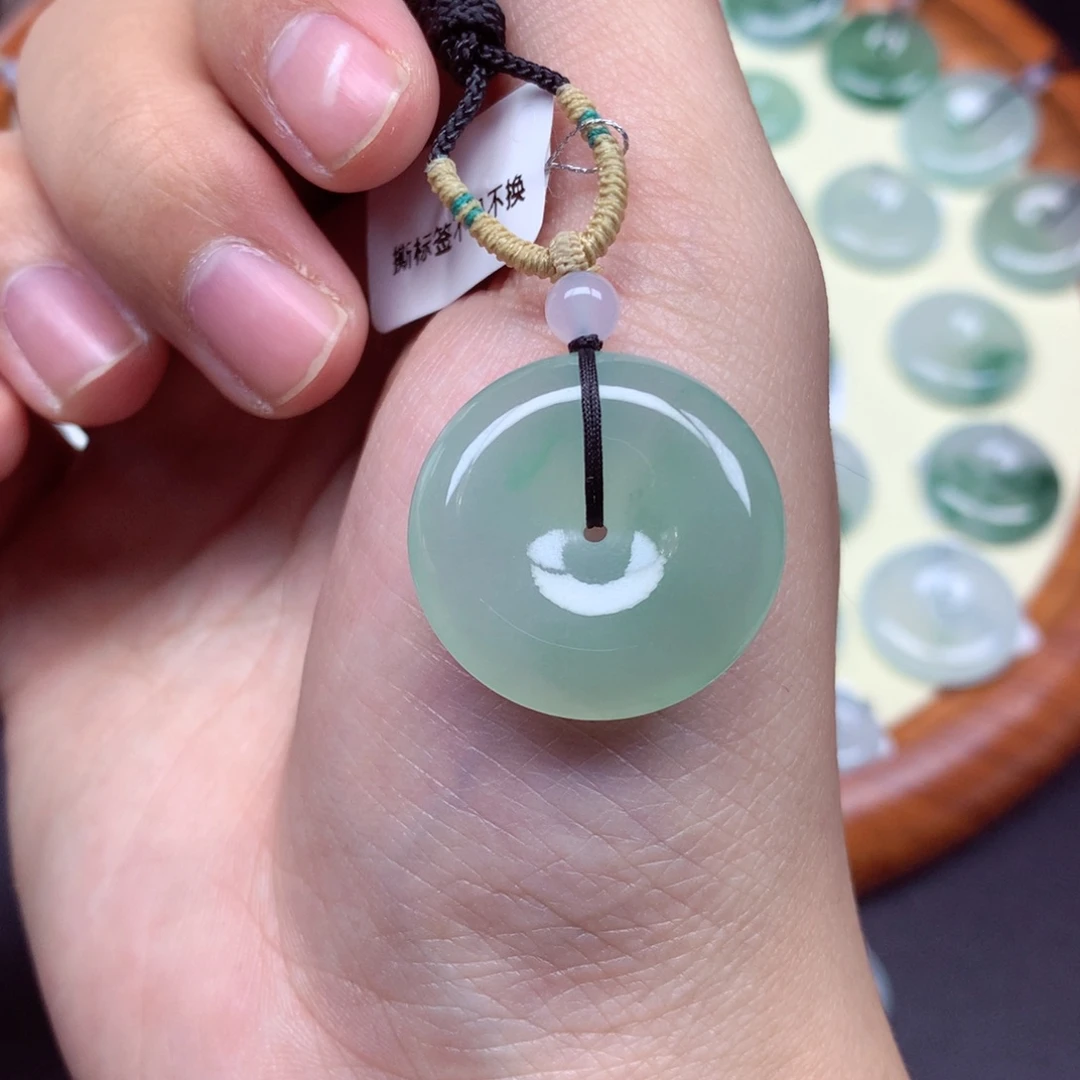 翡翠未镶嵌颈饰吊坠26/6.5mm