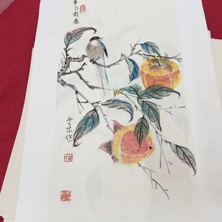 国画花鸟等多种鸟类的栖息地