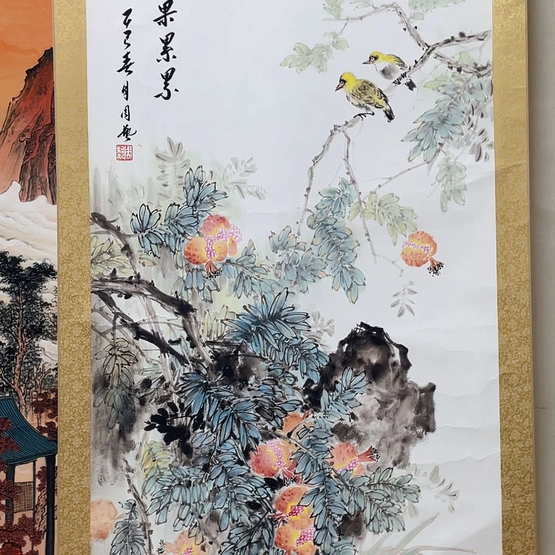 国画老师手笔手绘作品y