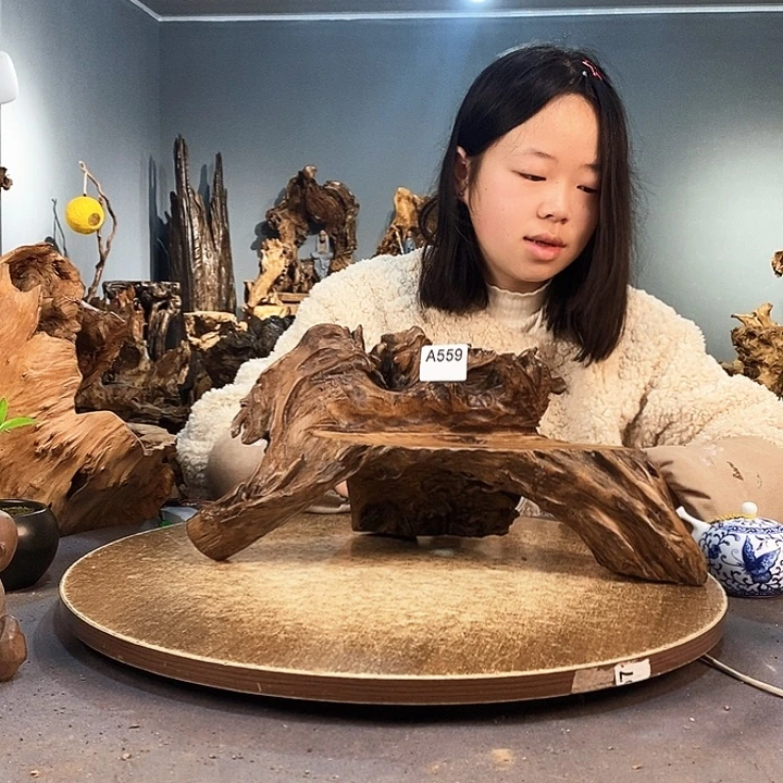 茶盏我****！559株木随行的小根艺