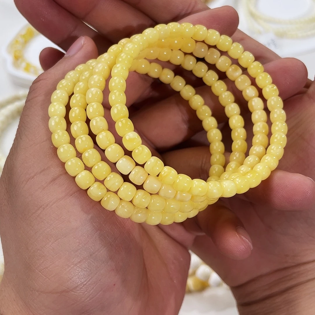 琥珀未镶嵌手链多样性发其一