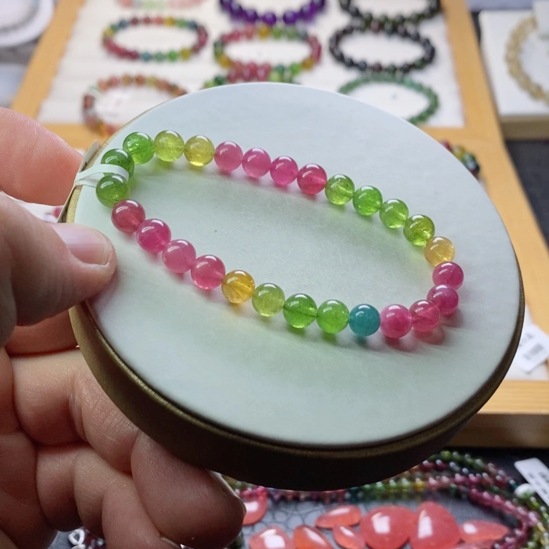 碧玺碧玺手链未镶嵌