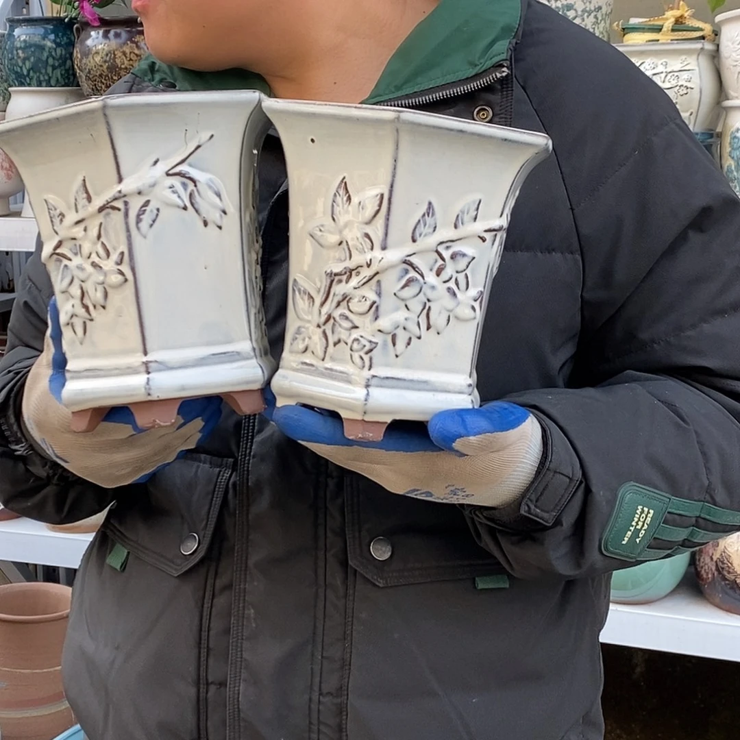 紫砂花盆口17高20福利