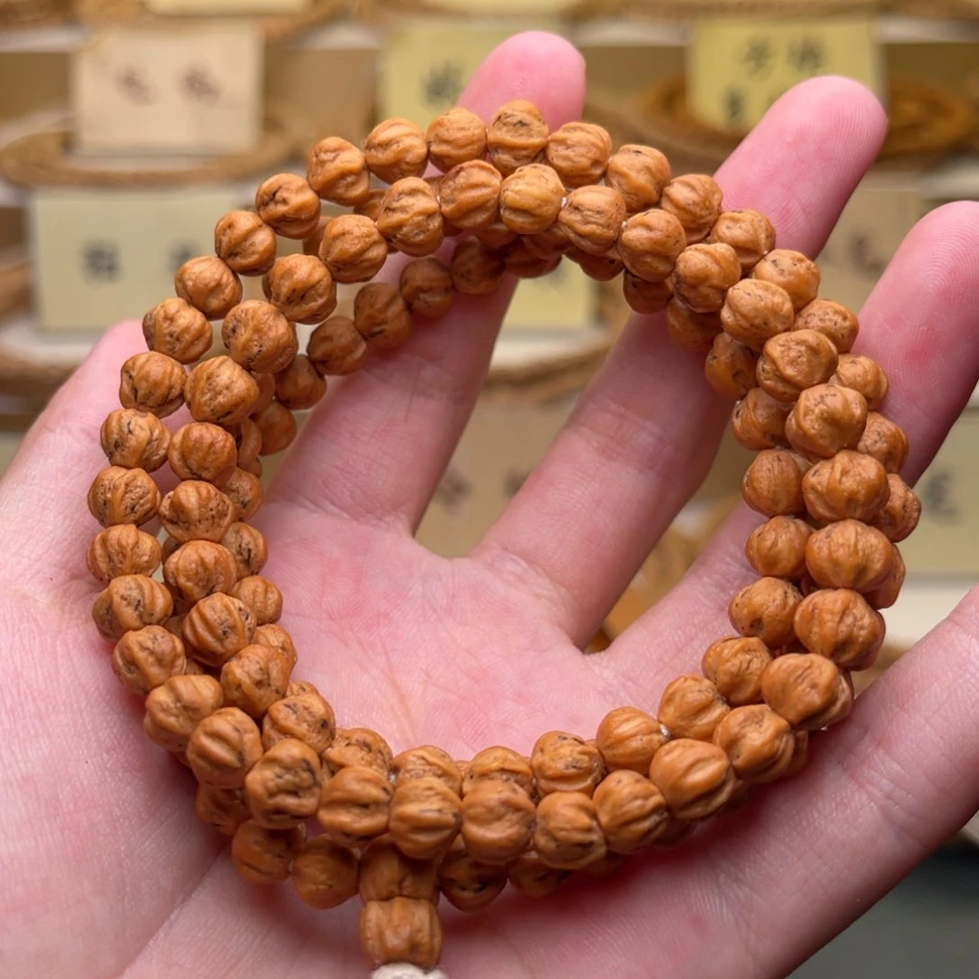 手串柏香籽/百香籽纯原桩 莲花龙脊6+