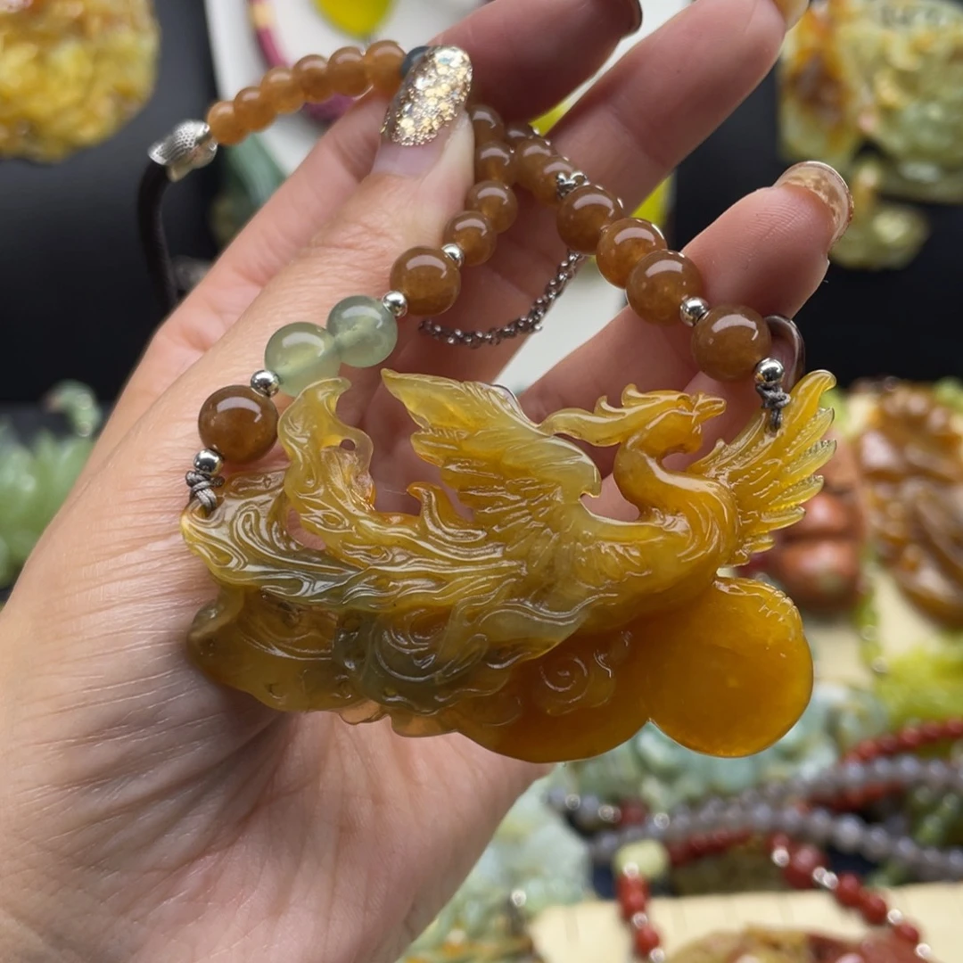 未镶嵌蛇纹石玉颈饰