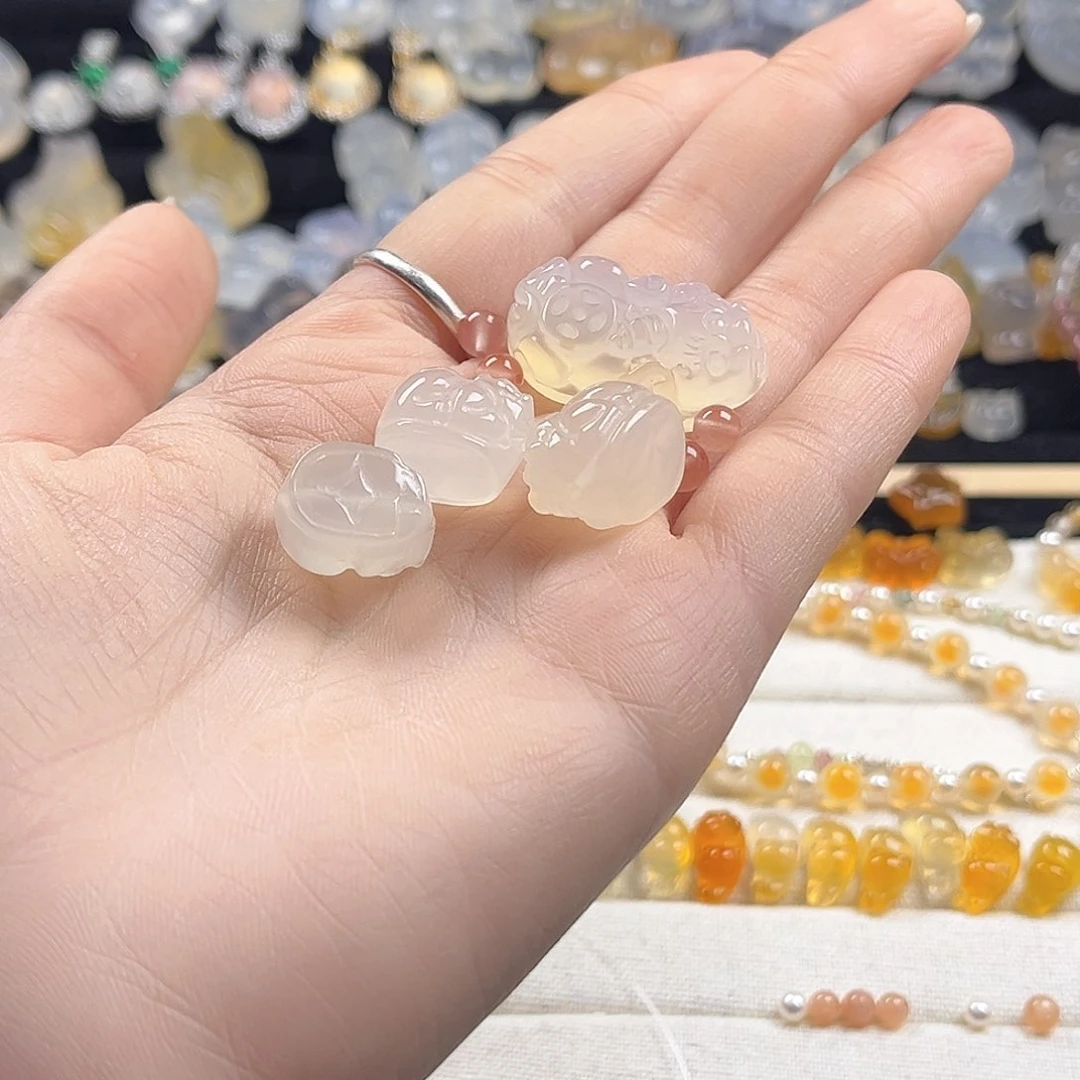 玛瑙/玉髓手镯合金张****z