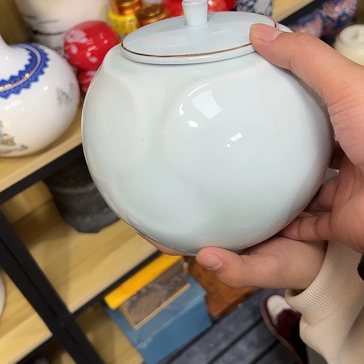 茶叶罐陶瓷家用储物罐瑕疵福利品介意勿拍
