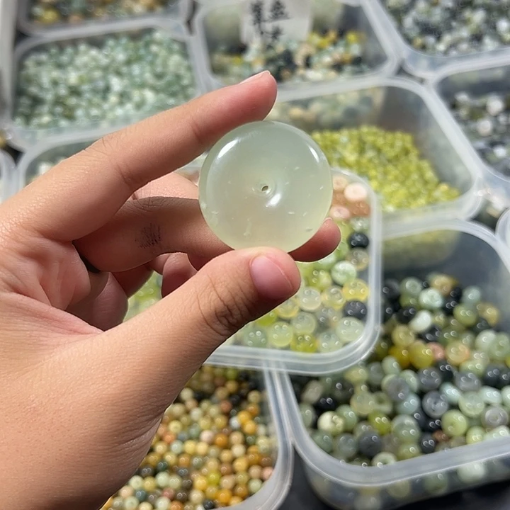 蛇纹石玉合金珠宝半成品