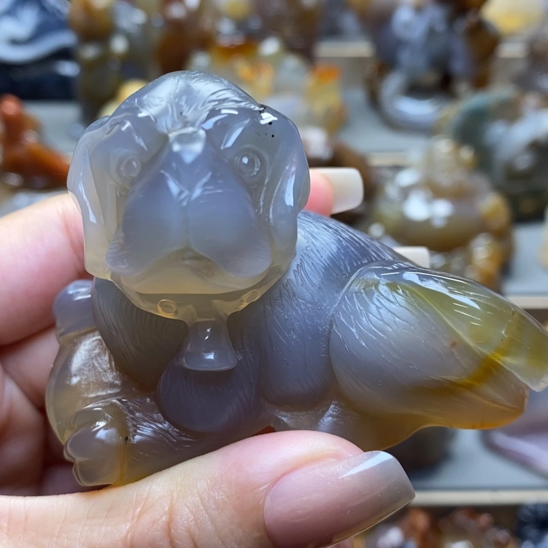 玛瑙/玉髓未镶嵌把件