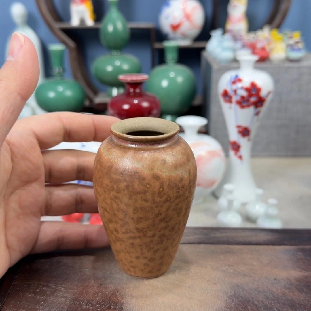 陶瓷手工小花器摆件