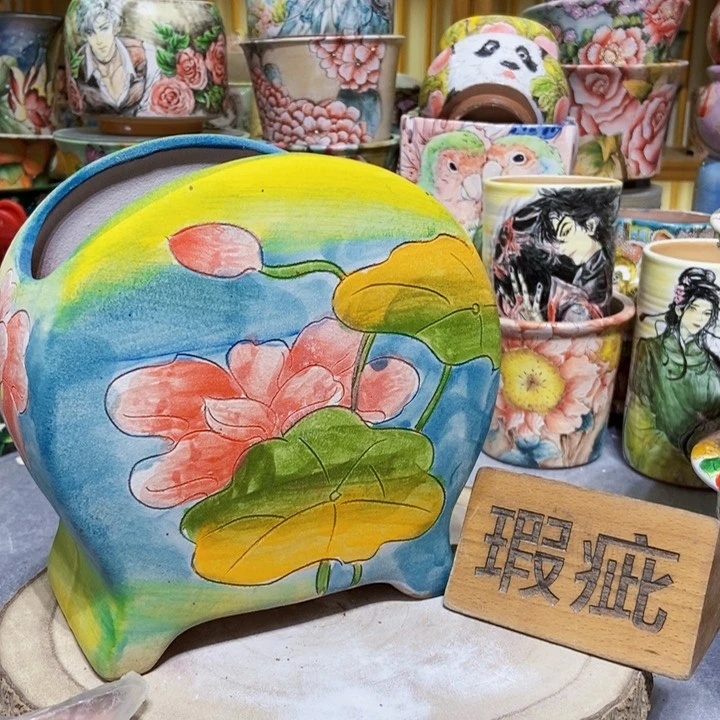 景德镇艺术手绘作品