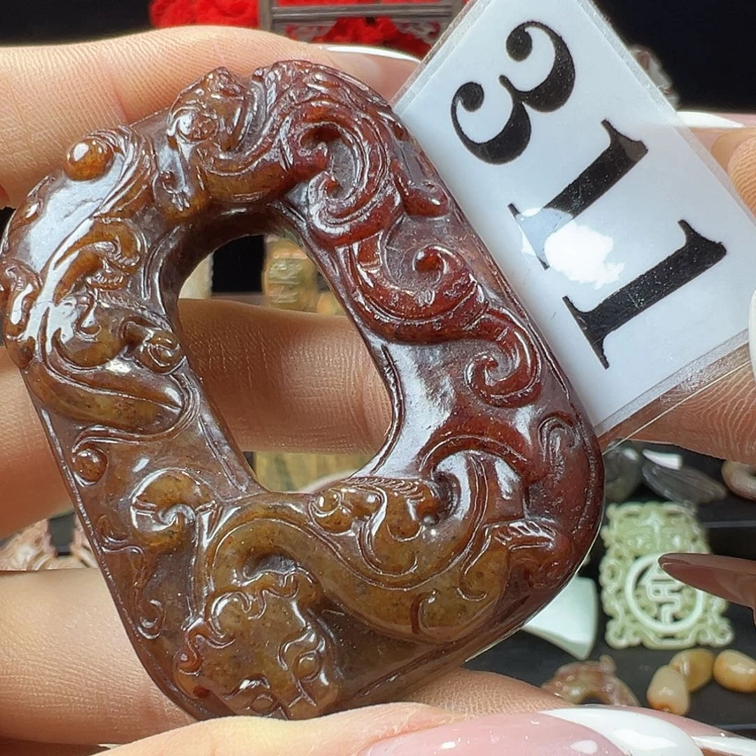 和田玉未镶嵌挂件