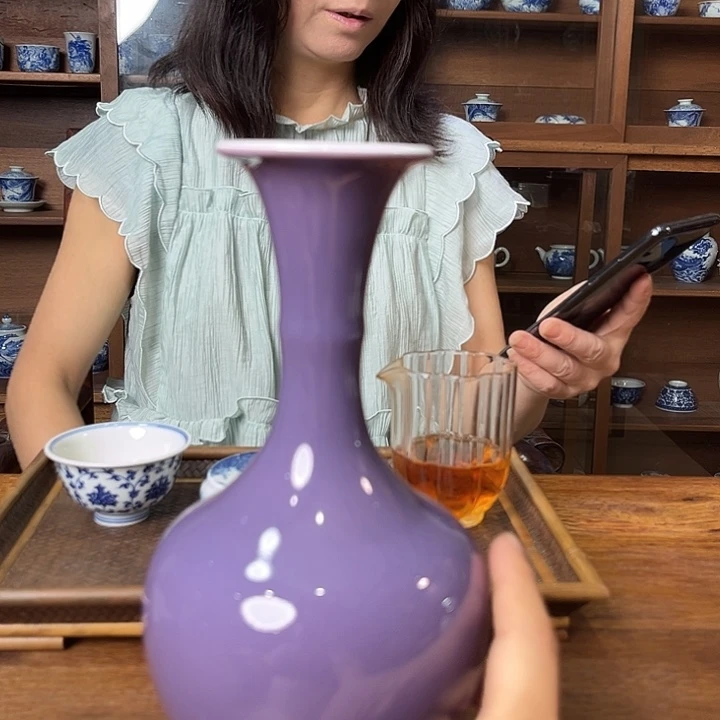 瓶紫罗兰赏瓶一个