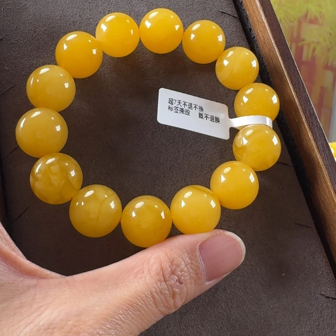 蜜蜡未镶嵌毛衣链