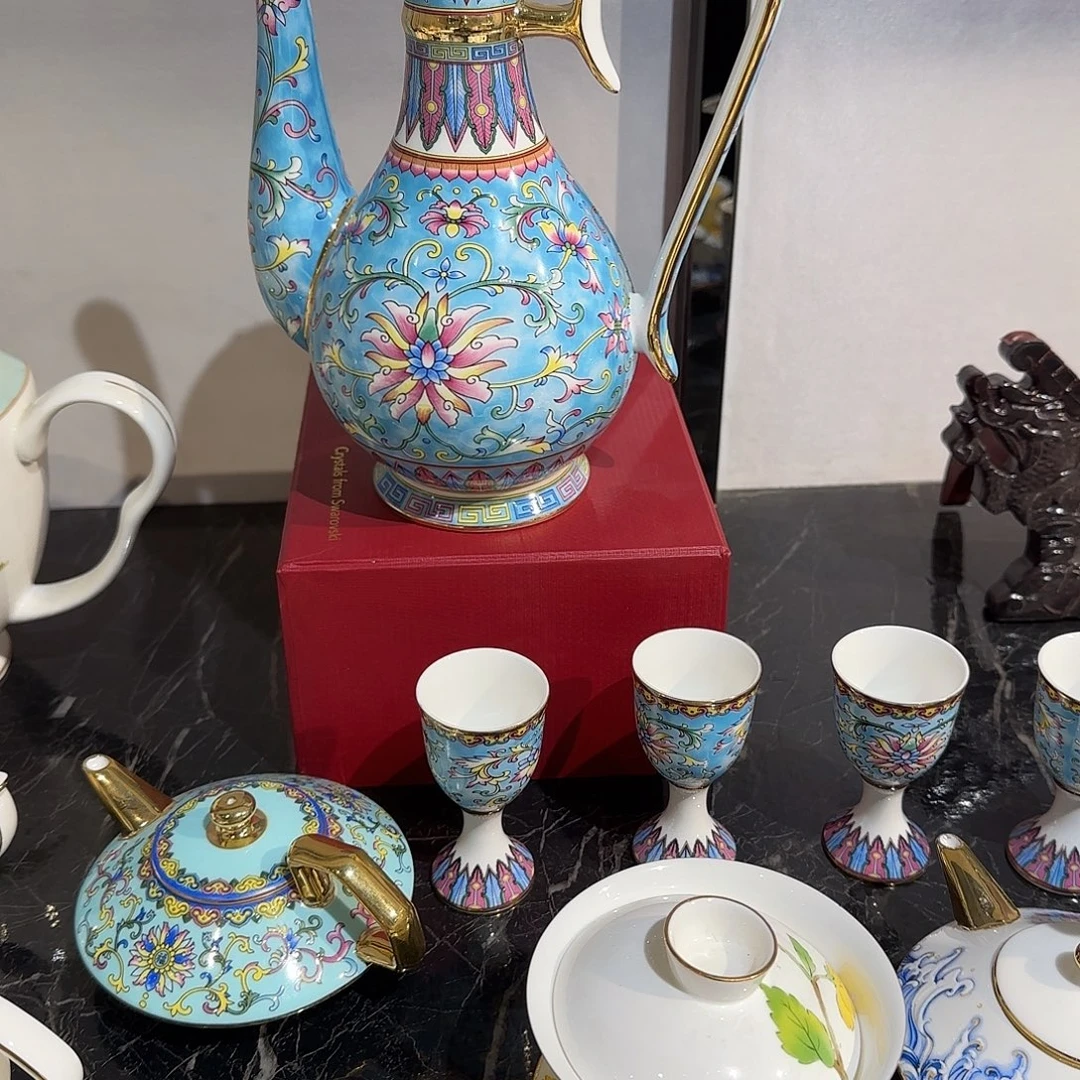 骨瓷珐琅彩工艺制作