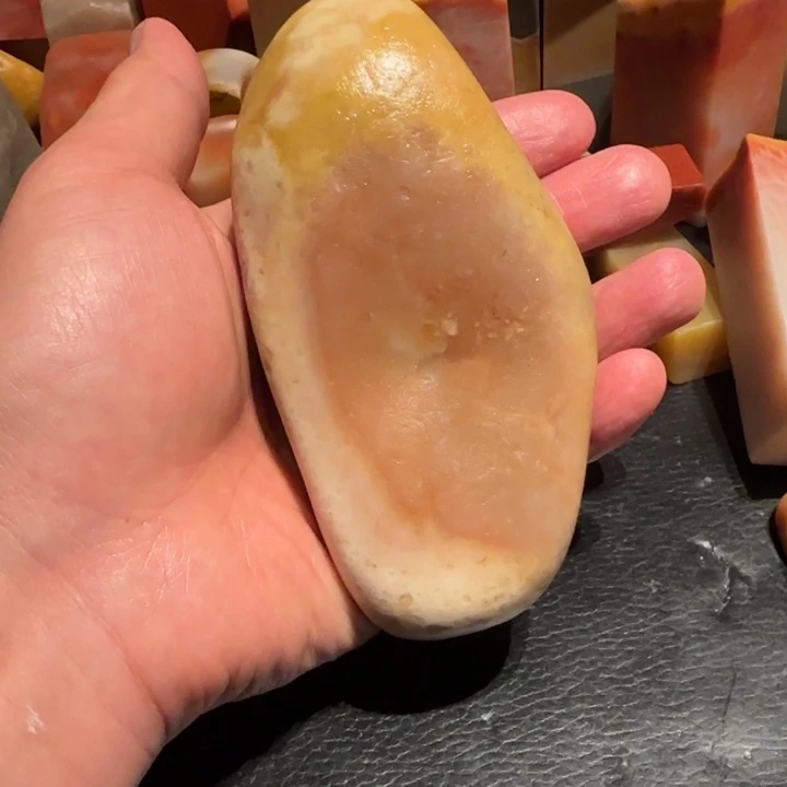 老挝石田黄原石，