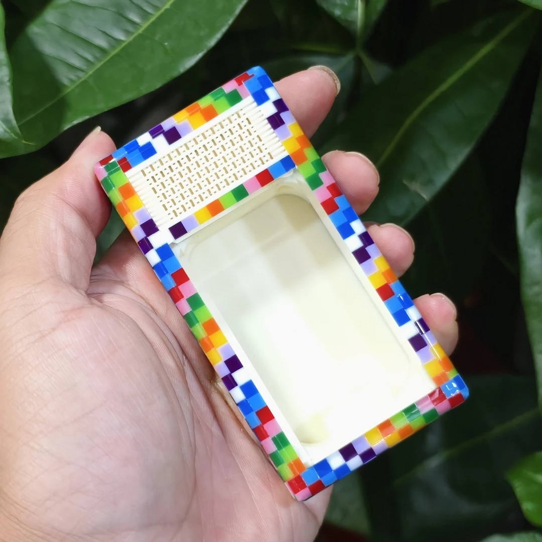 海派名家沙俊马赛克朝天窗玻璃面板黄蛉盒竹蛉盒金钟盒鸣虫盒虫具