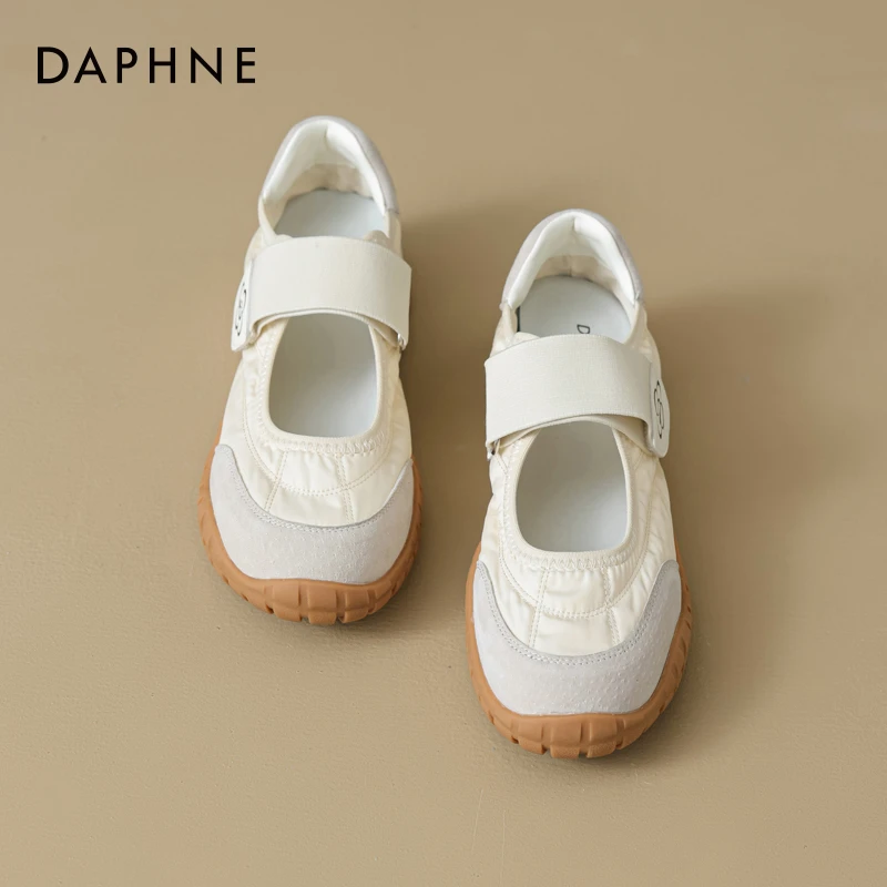 达芙妮运动玛丽珍女鞋子百搭厚底透气夏季凉鞋平底芭蕾德训鞋单鞋