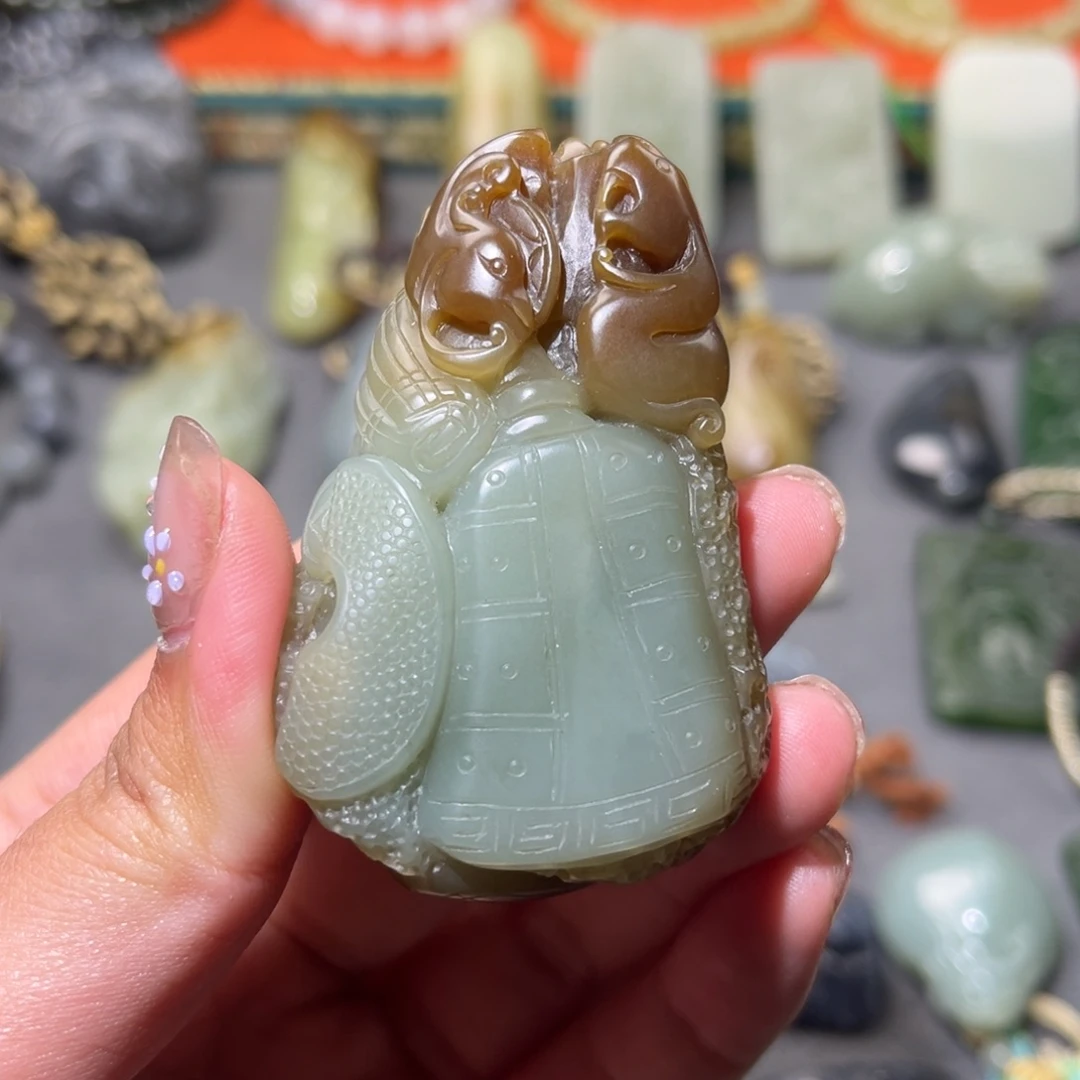 和田玉把件未镶嵌